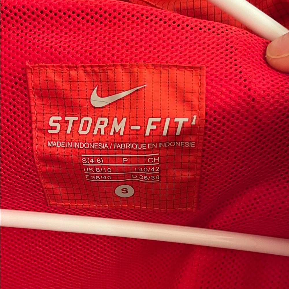 Nike Red Grid Pattern Jacket - image 7